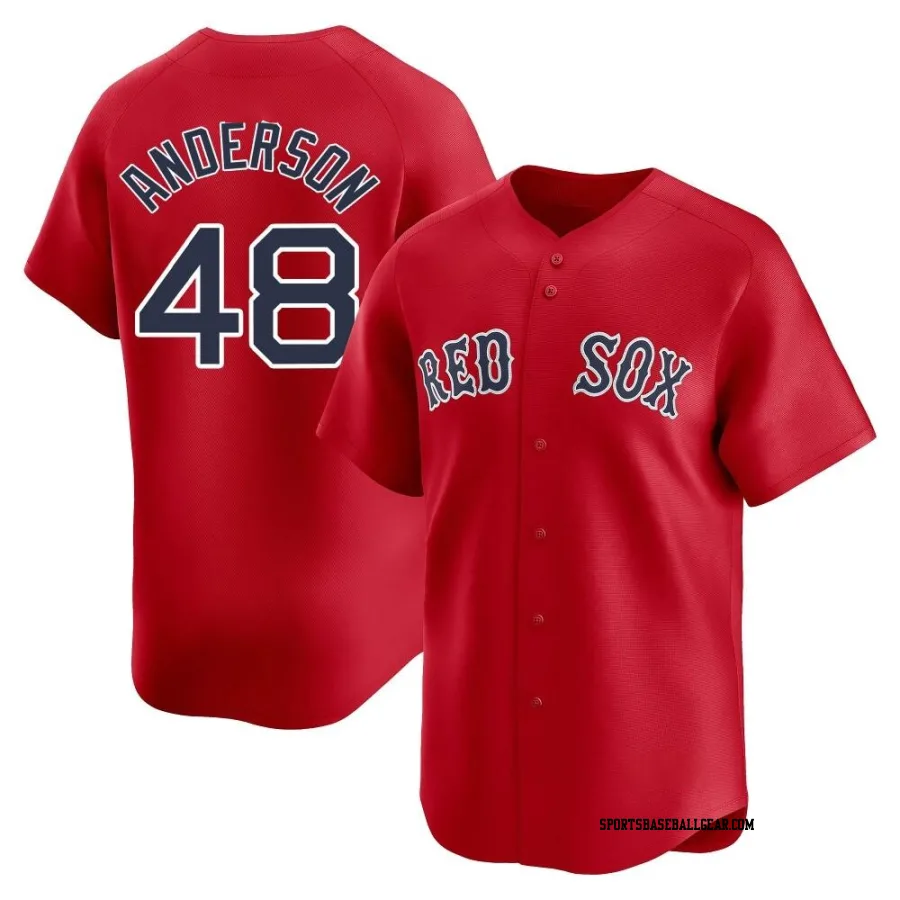 Chase Anderson Youth Boston Red Sox Red Limited Alternate Jersey