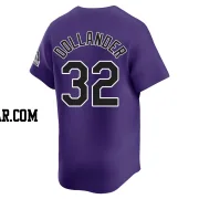 Chase Dollander Men's Colorado Rockies Purple Limited Alternate Jersey