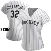 Chase Dollander Women's Colorado Rockies White Replica Home Jersey