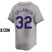 Chase Dollander Youth Colorado Rockies Gray Limited Road Jersey