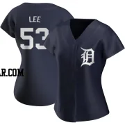 Chase Lee Women's Detroit Tigers Navy Authentic Alternate Jersey