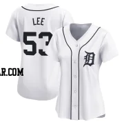 Chase Lee Women's Detroit Tigers White Limited Home Jersey