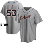 Chase Lee Youth Detroit Tigers Gray Replica Road Jersey