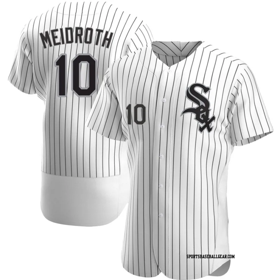 Chase Meidroth Men's Chicago White Sox White Authentic Home Jersey