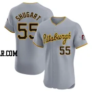 Chase Shugart Men's Pittsburgh Pirates Gray Elite Road Jersey