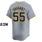 Chase Shugart Men's Pittsburgh Pirates Gray Limited Away Jersey