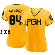 Chase Shugart Women's Pittsburgh Pirates Gold Authentic 2023 City Connect Jersey