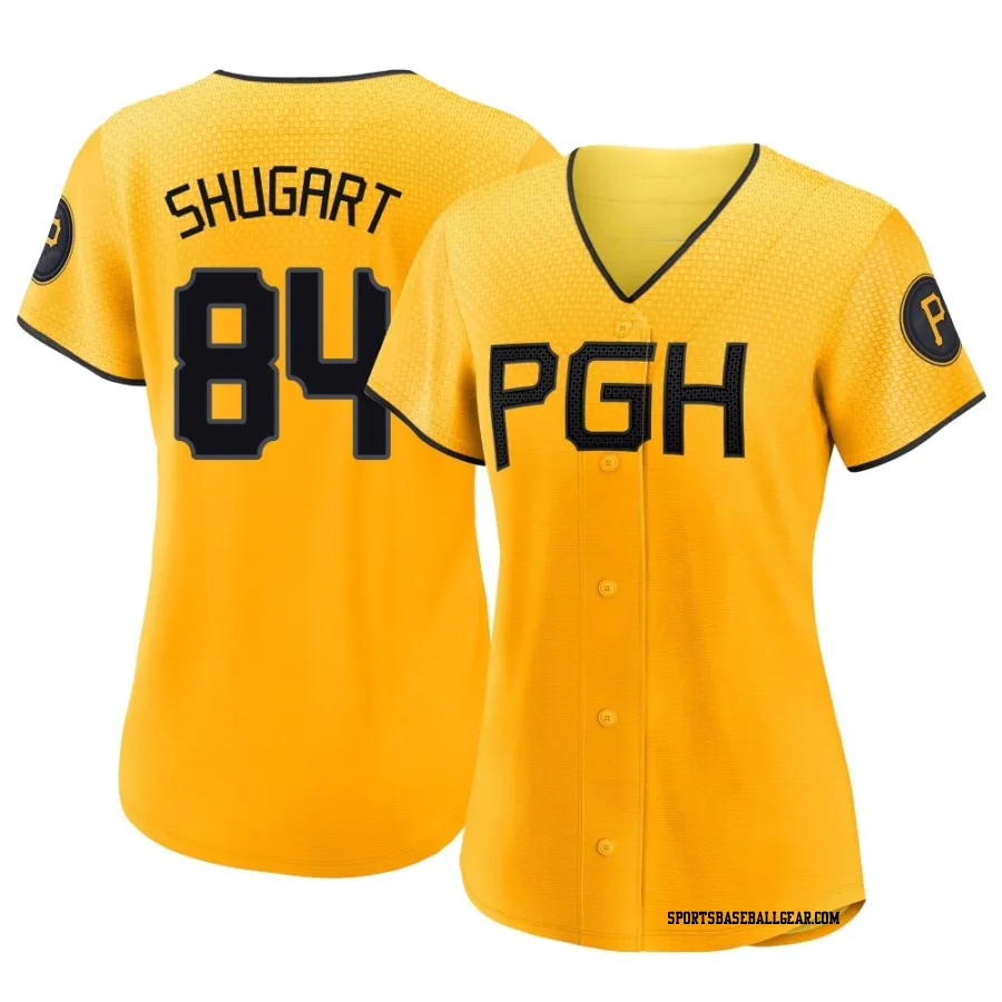 Chase Shugart Women's Pittsburgh Pirates Gold Replica 2023 City Connect Jersey