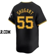 Chase Shugart Youth Pittsburgh Pirates Black Limited Alternate Jersey
