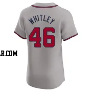 Chase Whitley Men's Atlanta Braves Gray Elite Road Jersey