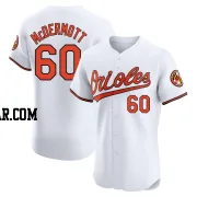 Chayce McDermott Men's Baltimore Orioles White Elite Home Jersey