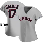 Chico Salmon Women's Cleveland Guardians Gray Replica Road Jersey