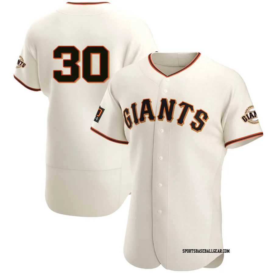 Chili Davis Men's San Francisco Giants Cream Authentic Home Jersey