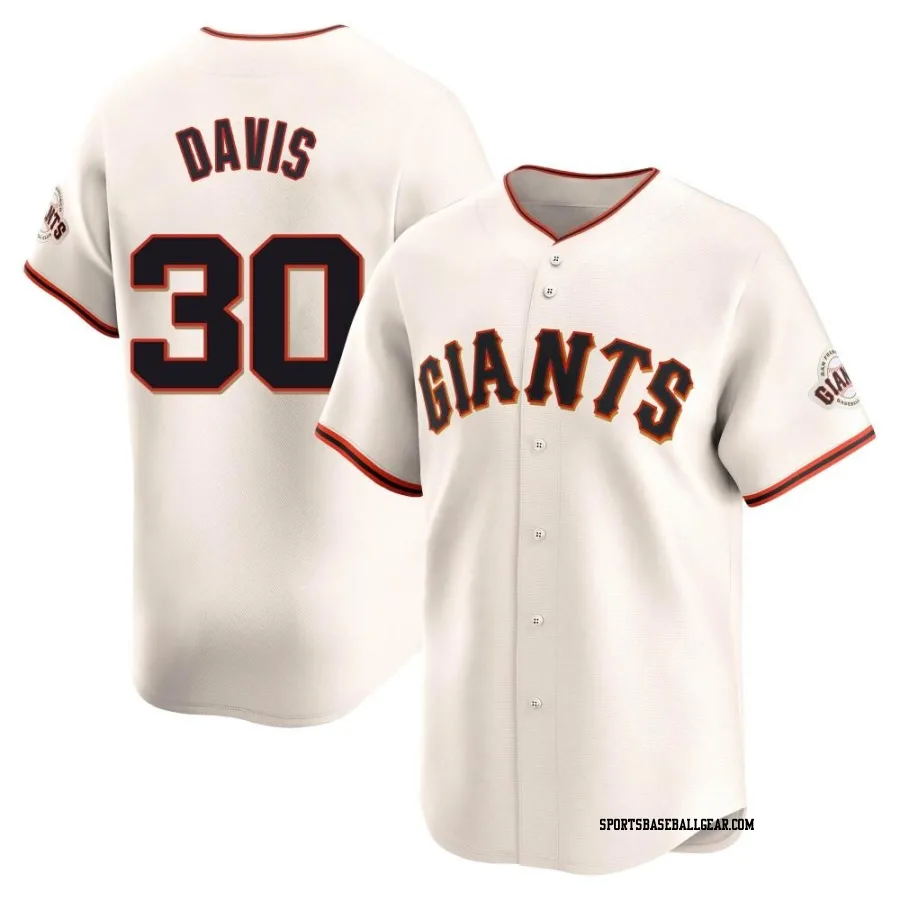 Chili Davis Youth San Francisco Giants Cream Limited Home Jersey