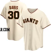 Chili Davis Youth San Francisco Giants Cream Replica Home Jersey