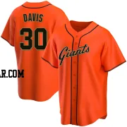 Chili Davis Youth San Francisco Giants Orange Replica Alternate Jersey