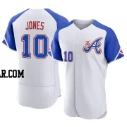 Chipper Jones Men's Atlanta Braves White Authentic 2023 City Connect Jersey