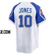 Chipper Jones Youth Atlanta Braves White Limited Throwback Cooperstown Collection Jersey