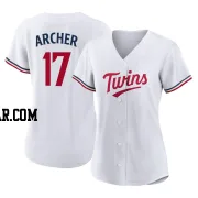 Chris Archer Women's Minnesota Twins White Replica Home Jersey