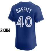 Chris Bassitt Men's Toronto Blue Jays Royal Elite Alternate Jersey