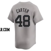 Chris Carter Men's New York Yankees Gray Limited Away Jersey