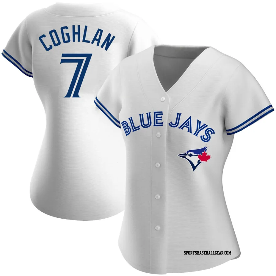 Chris Coghlan Women's Toronto Blue Jays White Authentic Home Jersey