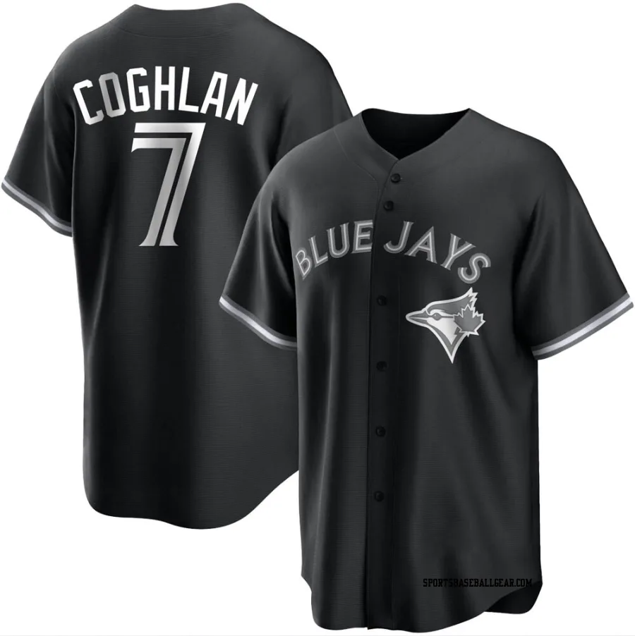 Chris Coghlan Youth Toronto Blue Jays Black/White Replica Jersey