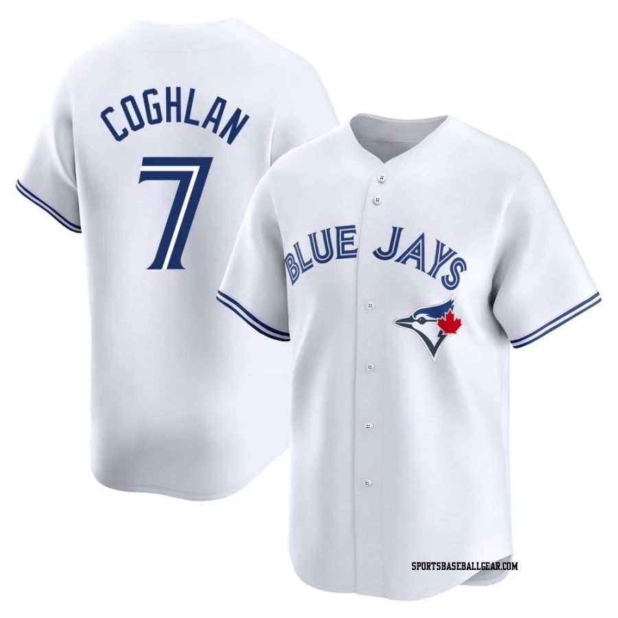 Chris Coghlan Youth Toronto Blue Jays White Limited Home Jersey
