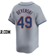 Chris Devenski Men's New York Mets Gray Limited Away Jersey