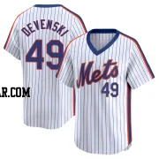 Chris Devenski Youth New York Mets White Limited Cooperstown Collection Jersey