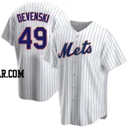 Chris Devenski Youth New York Mets White Replica Home Jersey