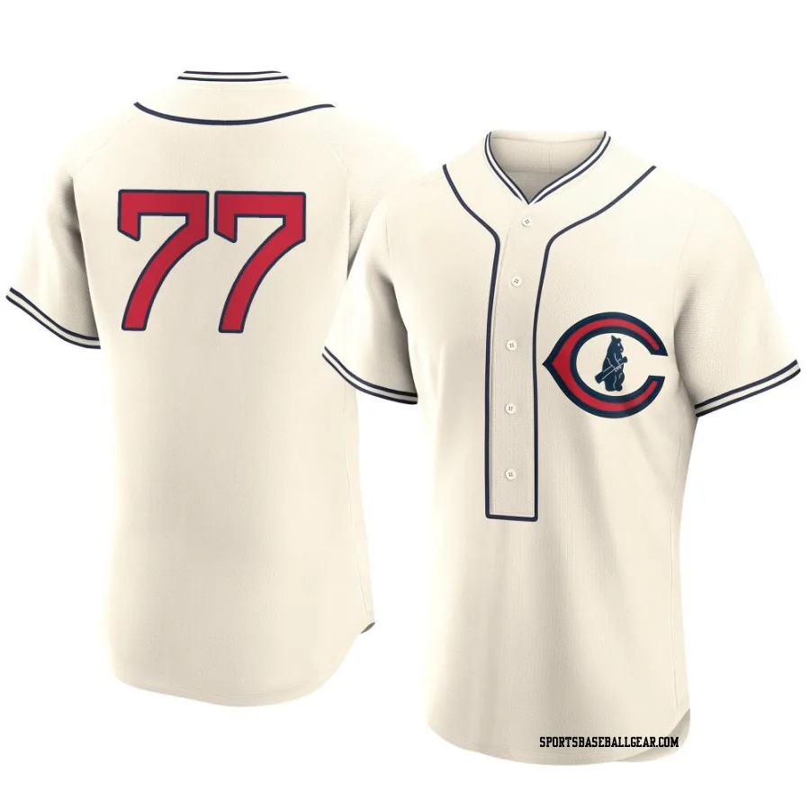 Chris Flexen Men's Chicago Cubs Cream Authentic 2022 Field Of Dreams Jersey