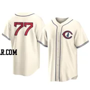 Chris Flexen Men's Chicago Cubs Cream Replica 2022 Field Of Dreams Jersey