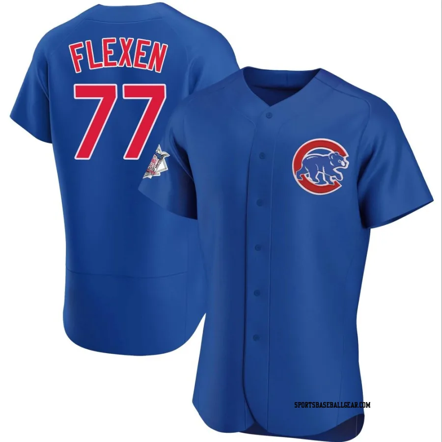 Chris Flexen Men's Chicago Cubs Royal Authentic Alternate Jersey