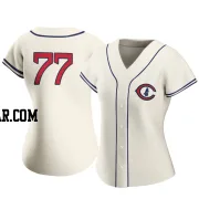 Chris Flexen Women's Chicago Cubs Cream Authentic 2022 Field Of Dreams Jersey
