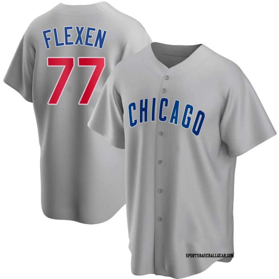 Chris Flexen Youth Chicago Cubs Gray Replica Road Jersey