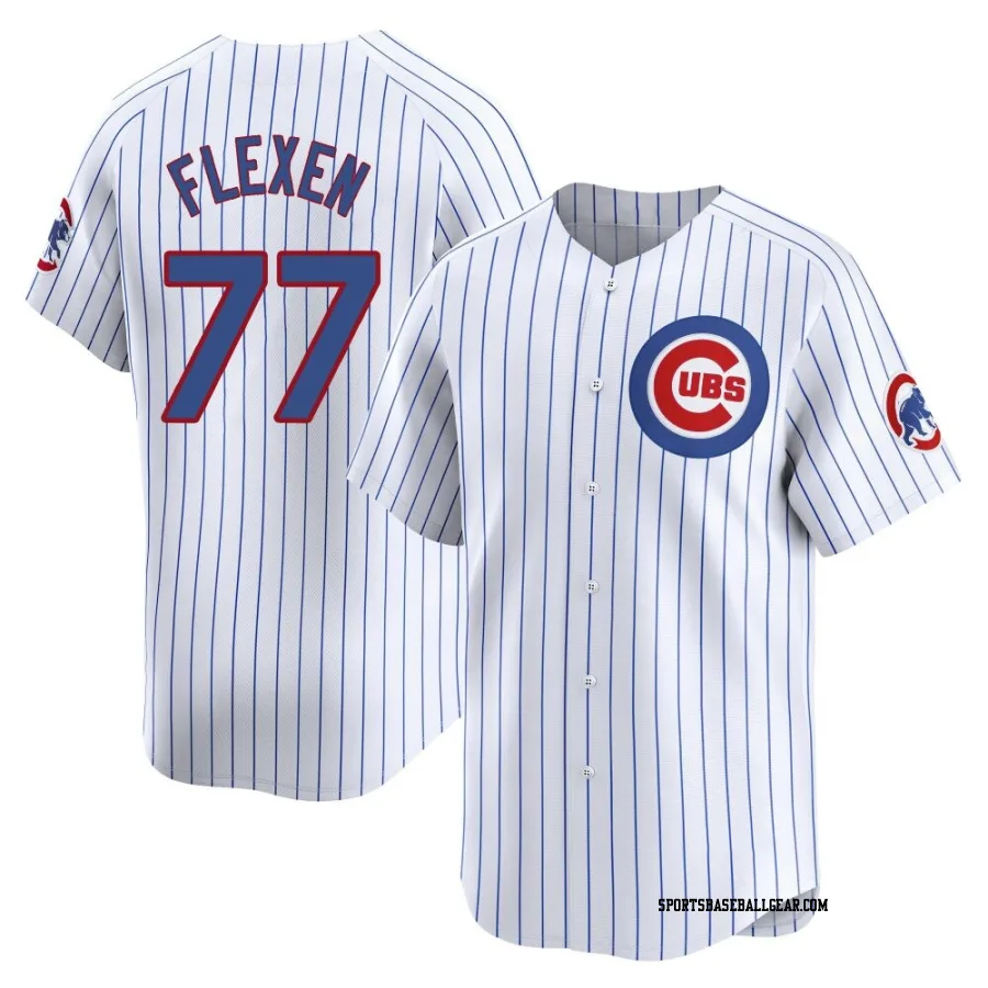 Chris Flexen Youth Chicago Cubs White Limited Home Jersey