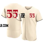 Chris Martin Men's Texas Rangers Cream Authentic 2023 City Connect Jersey