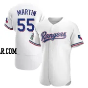 Chris Martin Men's Texas Rangers White Authentic Home Jersey