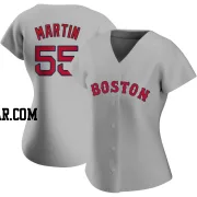 Chris Martin Women's Boston Red Sox Gray Replica Road Jersey