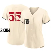Chris Martin Women's Texas Rangers Cream Authentic 2023 City Connect Jersey