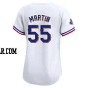 Chris Martin Women's Texas Rangers Gold Limited White 2024 Collection Jersey