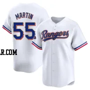Chris Martin Youth Texas Rangers Gold Limited White 2024 Collection Jersey