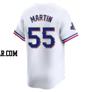 Chris Martin Youth Texas Rangers Gold Limited White 2024 Collection Jersey