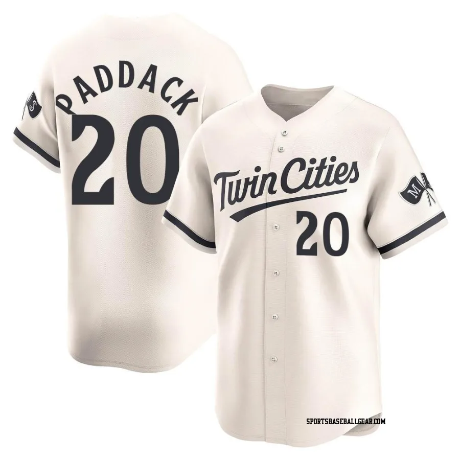 Chris Paddack Men's Minnesota Twins Cream Limited Alternate Jersey