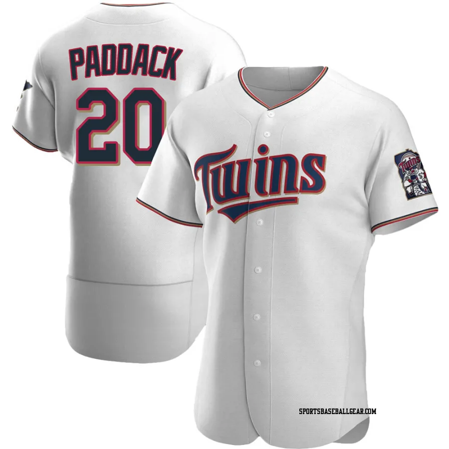 Chris Paddack Men's Minnesota Twins White Authentic Home Jersey