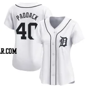 Chris Paddack Women's Detroit Tigers White Limited Home Jersey