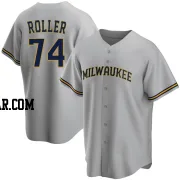 Chris Roller Youth Milwaukee Brewers Gray Replica Road Jersey