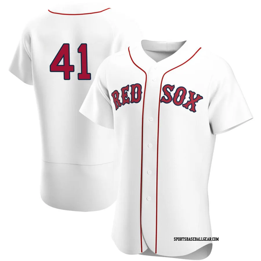 Chris Sale Men's Boston Red Sox White Authentic Home Team Jersey
