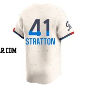 Chris Stratton Men's Los Angeles Dodgers Cream Limited 2024 City Connect Jersey